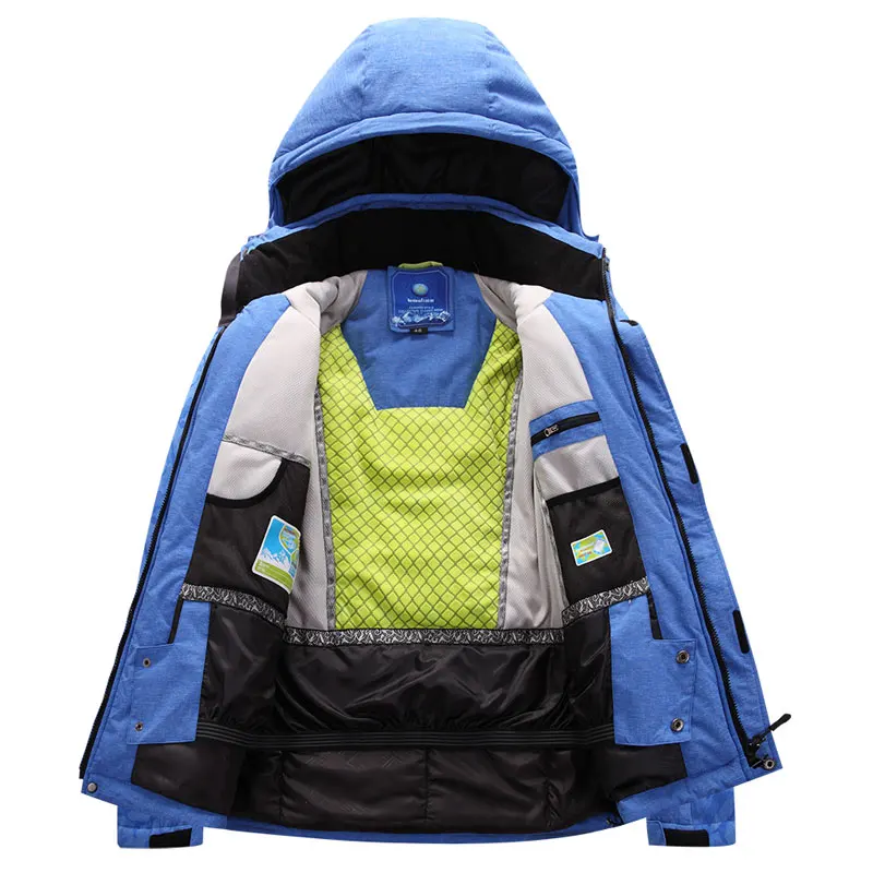 

High Quality Mens Winter Sport Snow Padded Snowboarding Coat OutdoorWaterproof Windproof And Ice Waterproof Parka 330