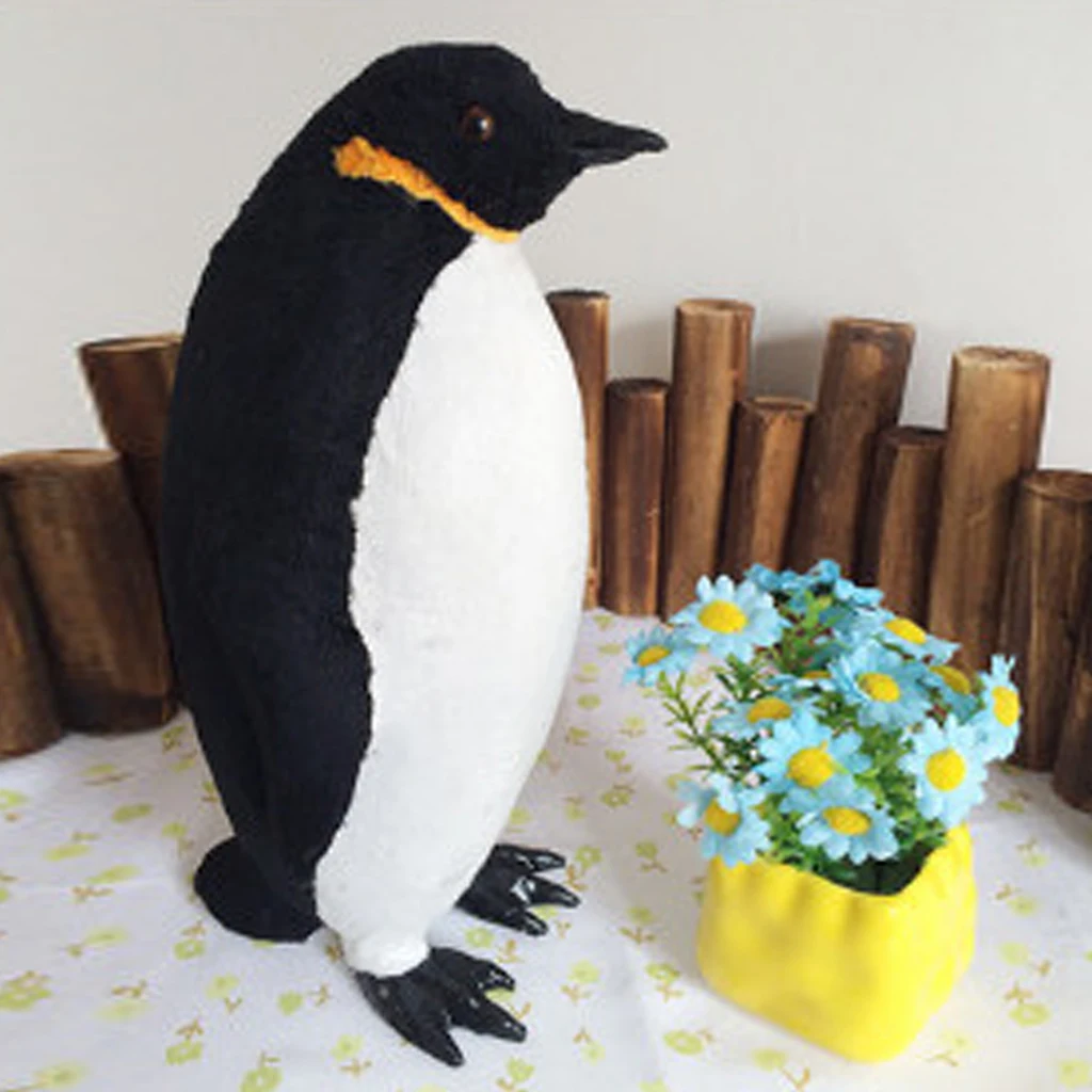 2 шт. искусственный реалистичный имитация пингвина поддельные животные домашняя
