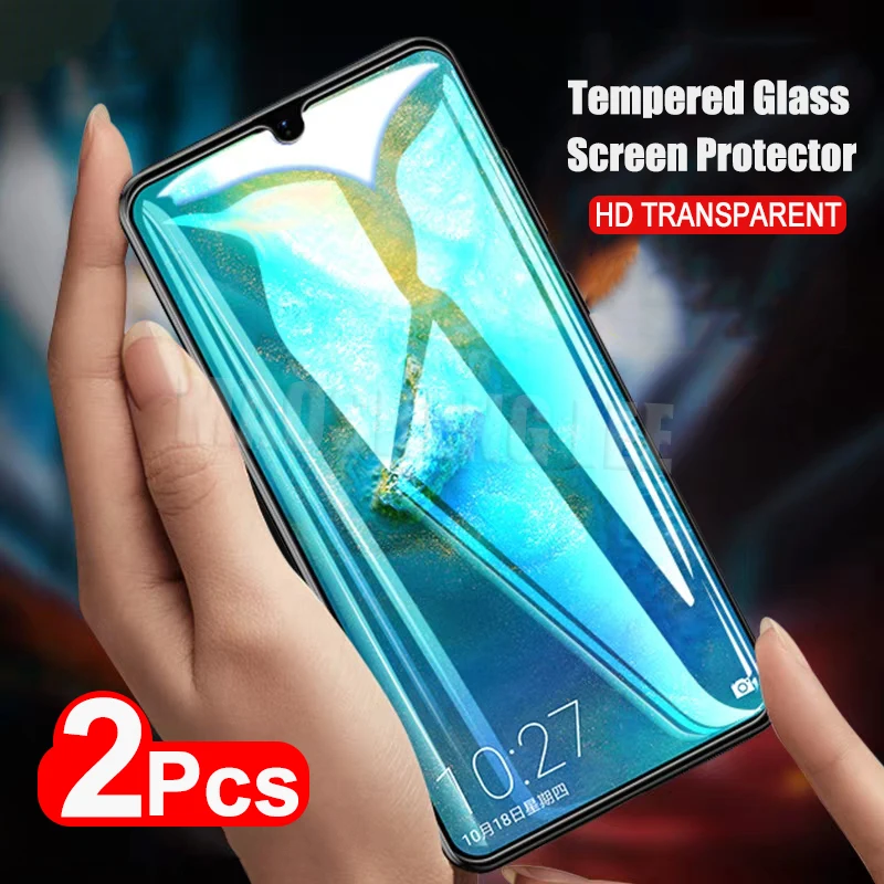 Закаленное стекло 2 шт./лот для Huawei Mate 20 X защита экрана полное покрытие закаленное