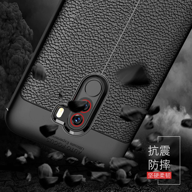 XinWen Роскошный чехол для телефона xiaomi pocophone f1 poco силиконовый кожаный узор мягкие