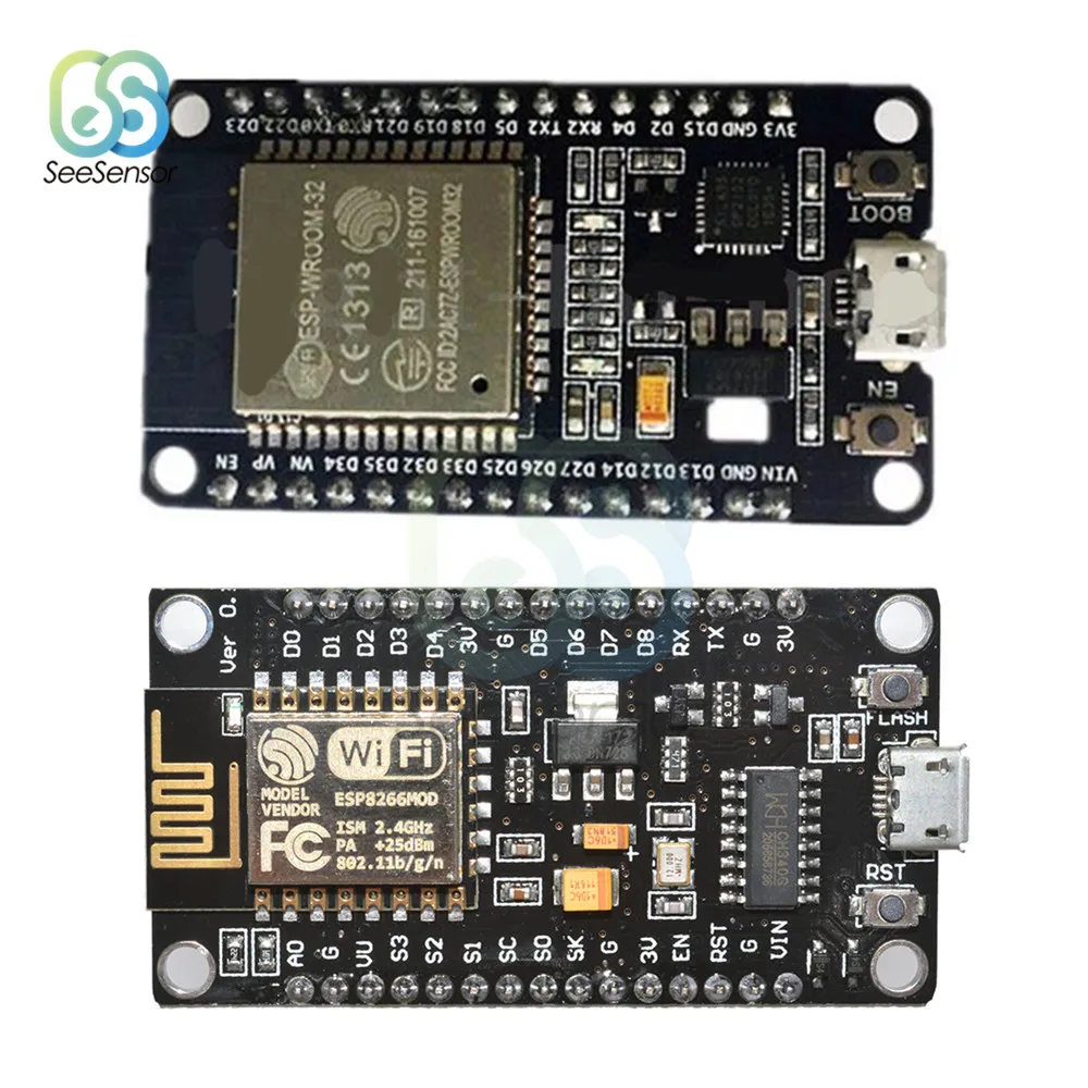 Макетная плата NodeMCU V3 V2 ESP8266 беспроводная модуля Wi Fi Bluetooth Lolin32 CP2102 CH340 WeMos D1