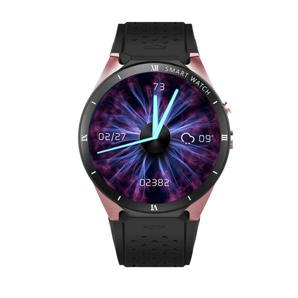 KINGWEAR KW88 Pro Android 7 0 Смарт часы телефон 3g wifi gps 1G + 16G AMOLED HD экран Погодная камера 1 39