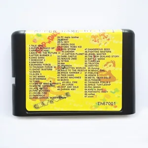 Игровая карта SEGA GENESIS MegaDrive, 16 бит, 67 в 1, с Alien 3, Musha, Turrican, Magic Girl. Zoom, PAC Mania