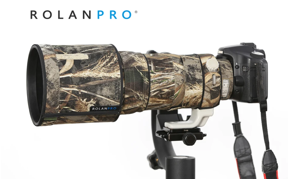 ROLANPRO водонепроницаемый камуфляжный чехол от дождя для Canon EF 300 мм f/2 8 L IS II USM