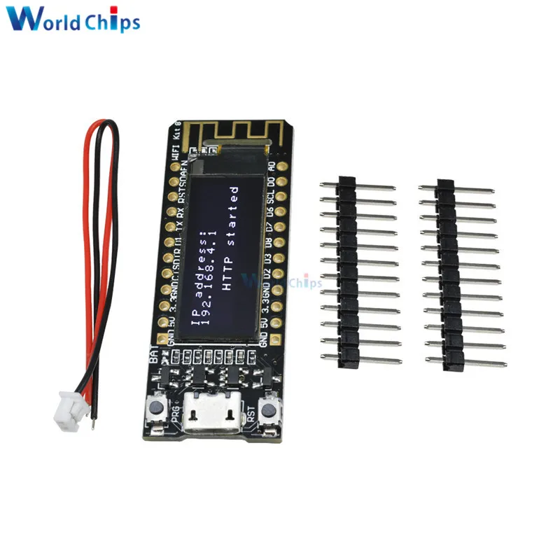Модуль ESP8266 0 91 дюйма OLED CP2014 32 Мб флэш-памяти Wi-Fi Интернет вещей печатная плата для