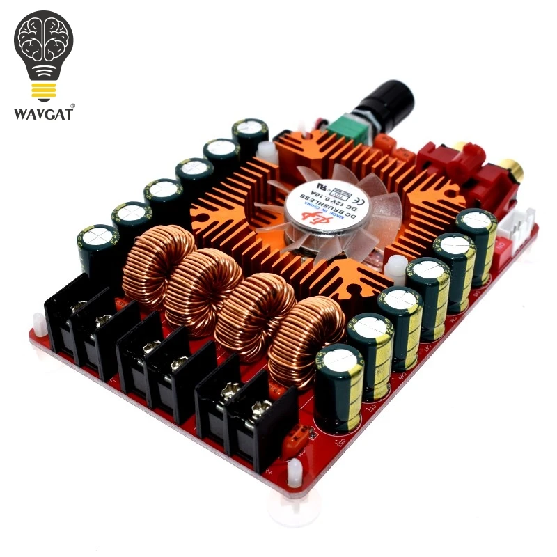 WAVGAT TDA7498E 2X160 Вт BTL220W моно Мощность Цифровой стерео усилитель плата Двухканальный аудио