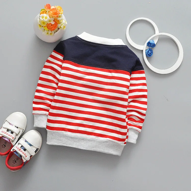 DIIMUU/1 предмет Одежда для маленьких мальчиков и девочек Пальто в полоску Детская