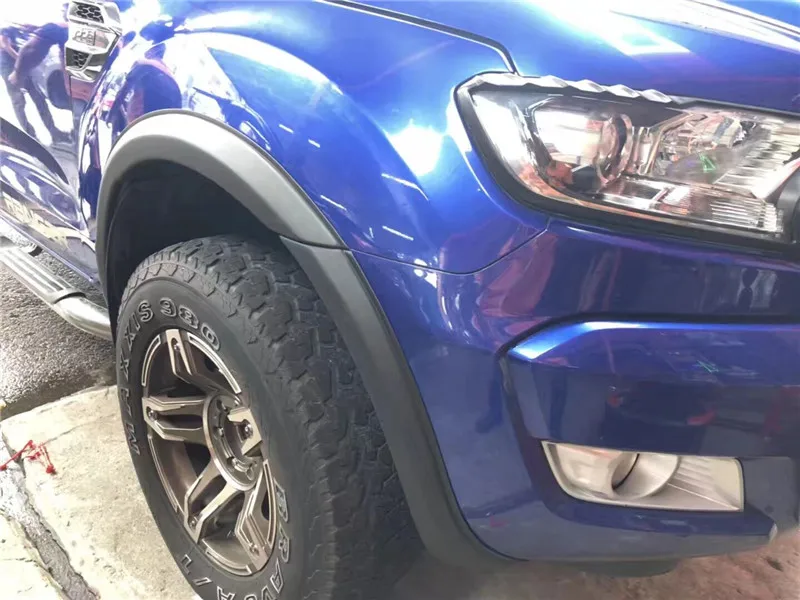 Автомобилей Стайлинг Литье ABS дополнительный FENDER FLARE подходит для RANGER T6 T7 XLT 2012-14-17 пикап расширитель крыла автомобиля аксессуары
