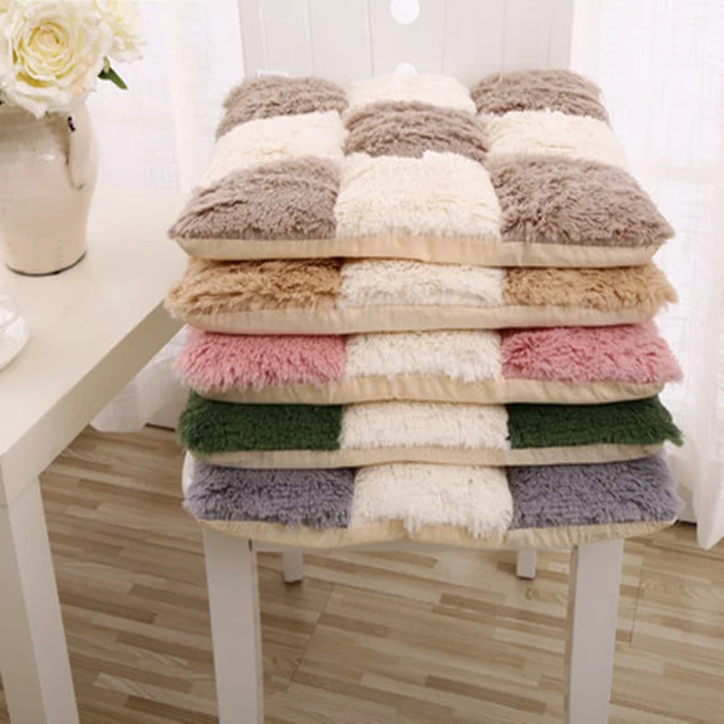 

Decorative Pillows for Home Children Decor Pillows Thick Plush Cushion Antiskid Office Student Chair Mat Chair Cushion