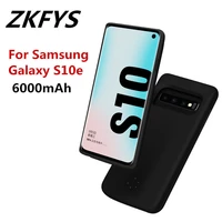 zkfys battery charger cases for samsung galaxy s10e battery case 5000mah external battery charging power bank shockproof cover