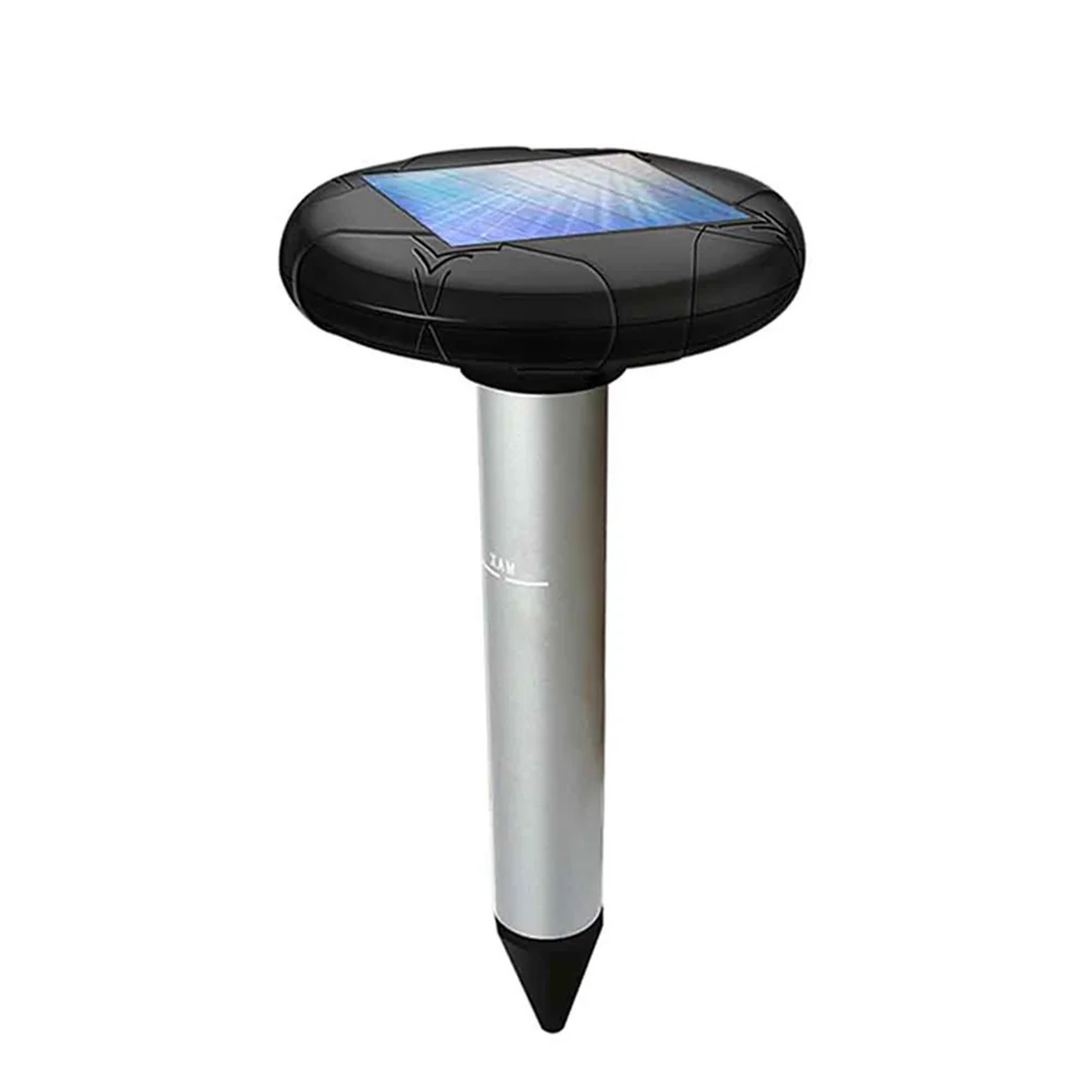 

New Plastic Waterproof 400-1000Hz Outdoor Solar Power Ultrasonic Wave Mole Snake Mouse Rat Repeller Eco-friendly Dispeller
