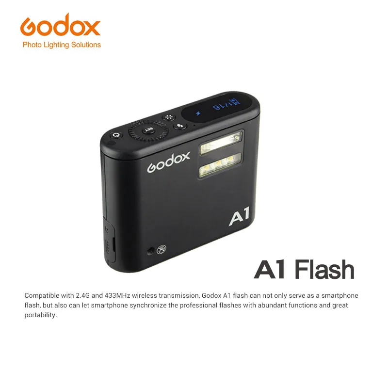 Беспроводной триггер для вспышки Godox A1 2 4 ГГц с батареей|wireless flash|smartphone flashflash smartphone