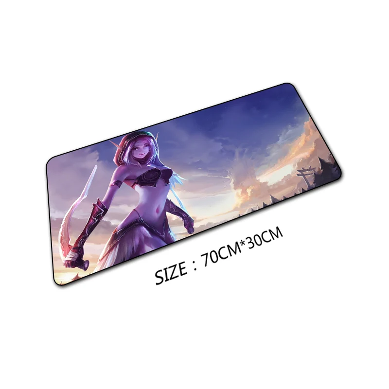 Model G Игровой коврик для мыши 70X30 см для World of Warcraft, коврик для мыши, большой размер XL, модный коврик для мыши для геймера, ноутбука, резиновый коврик для ноутбука Sylvanas - Цвет: Model G