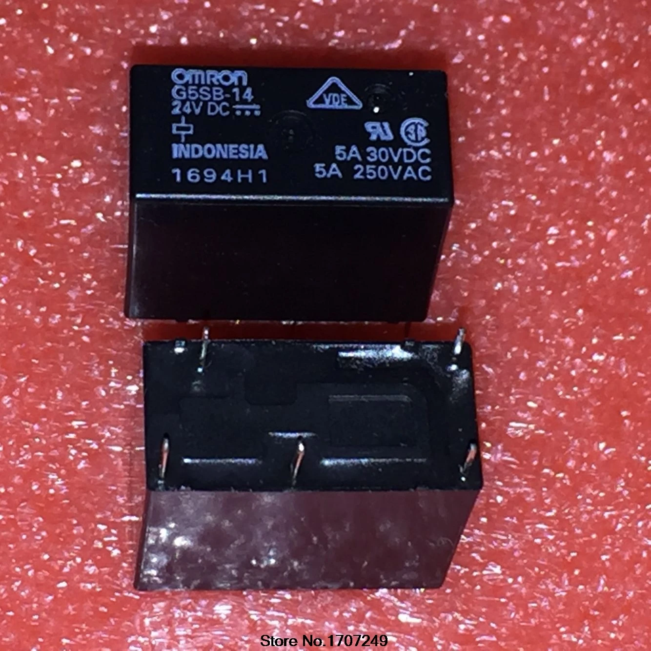 Бесплатная доставка Новый оригинальный Omron Реле 10 шт./лот G5SB 14 24VDC 24V 5Pin|omron relay|relay
