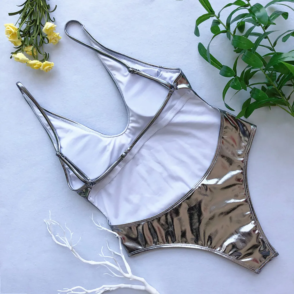 2019 летние купальники женские бикини сплошной комплект купальник женский