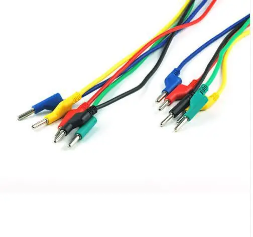  50 см/шт. 4 мм 16AWG силиконовые высоковольтные Тестовые провода типа банан
