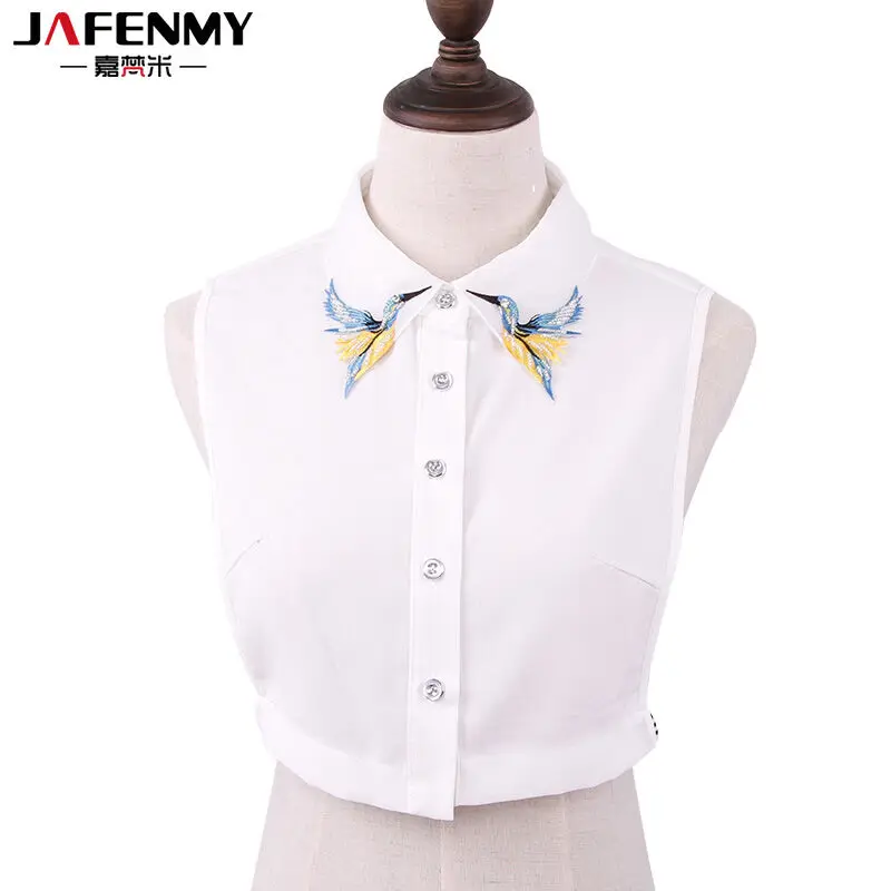 Женский воротник обманка съемный свитера ложные воротнички винтажная Цветная