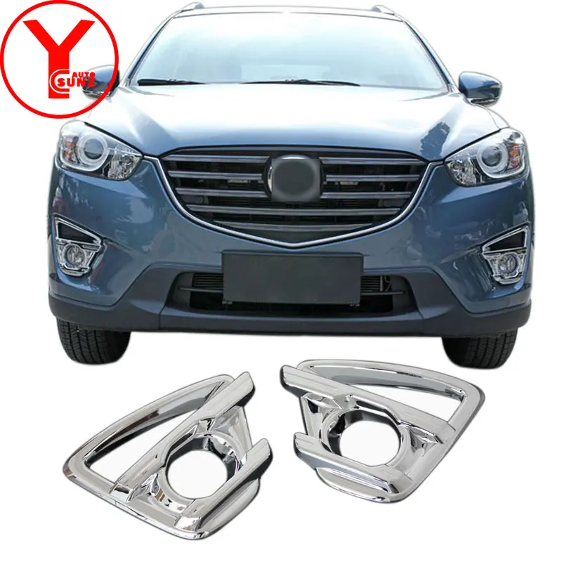 Хромированная передняя противотуманная фара крышка для Mazda CX5 2013 2014 2015 2016