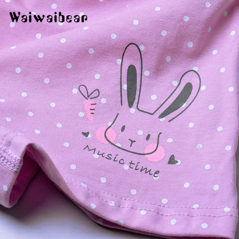 2 шт./трусы боксеры с рисунком в горошек для девочек дышащие хлопковые трусы