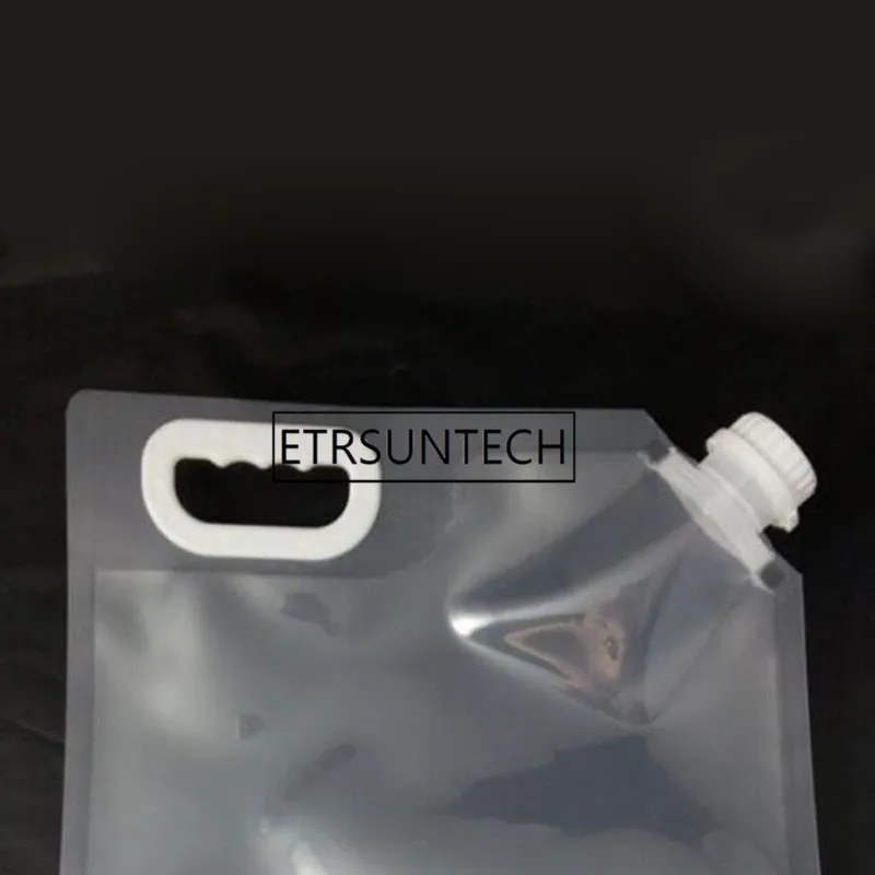 

5L Large Stand up Environmental Protection Type Folding Water Spout Storage Pouch For Outdoor Travel