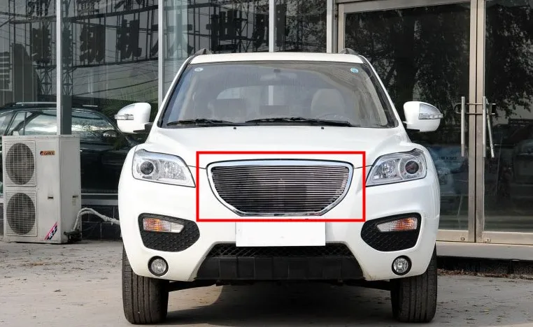 Передний бампер для автомобиля Lifan X60 сетка решетка радиатора отделка гоночные