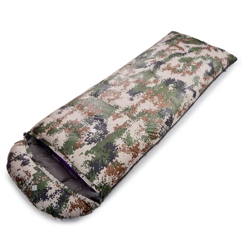 1500g Digital camo Легкий тепловой человек в форме 0 градусов 950 гусиный пух заполненный спальный мешок военный - Цвет: 1500g Digital camo