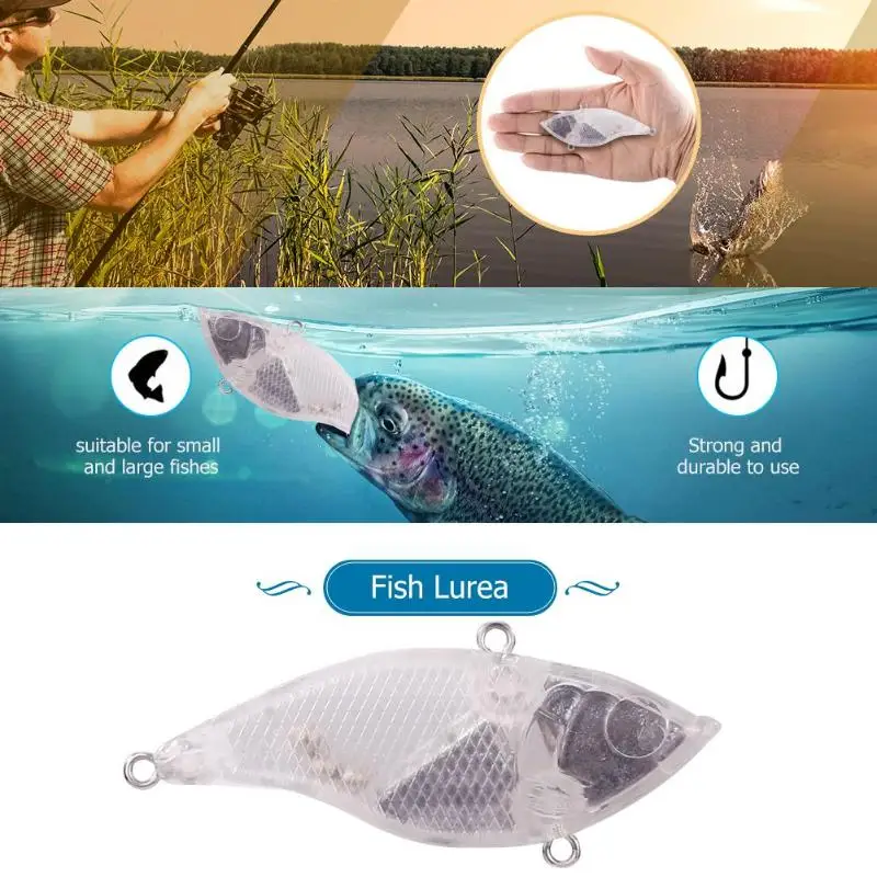 Прозрачные рыболовные приманки из АБС пластика Неокрашенные Пустые 14 г