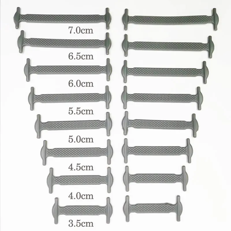 Силиконовые шнурки без галстука эластичные 16 шт./лот аксессуары для обуви