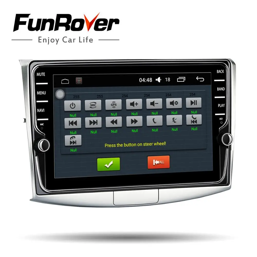 Funrover 2G+32ROM 2 din автомагнитолы For Volkswagen Passat 7 2010- GPS Android 8.0 aвтомагнитола магнитола автомагнитолы Андроид для Фольксваген Пассат 7 B7 аксессуары штатная магнитола автомобильная мультимедиа