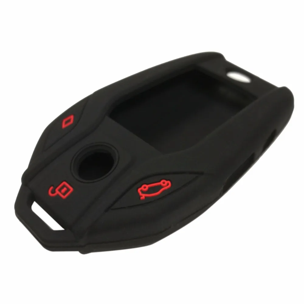 Silicone Remote Car Key Fob Cover Case Skin Protector for 2016 2017 2018 BMW 7 Series G11 G12 740li 750li Led Display | Автомобили и