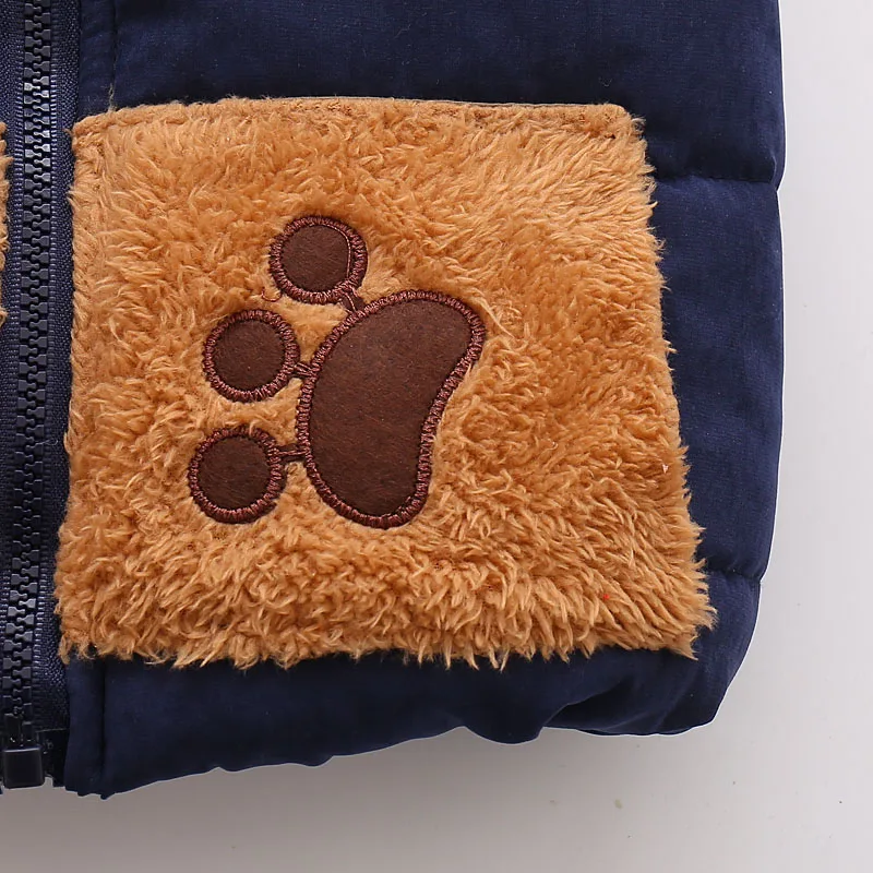 2017 New Winter Infant Baby Warm Vest Bear Cute Waistcoats Newborn Clothing Coats Girl Boys Clothes Outerwear | Детская одежда и