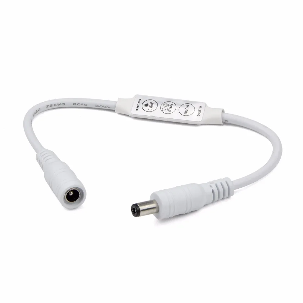 Мини контроллер яркости светодисветодиодный Дов 1 шт. 12 В 3 клавиши для