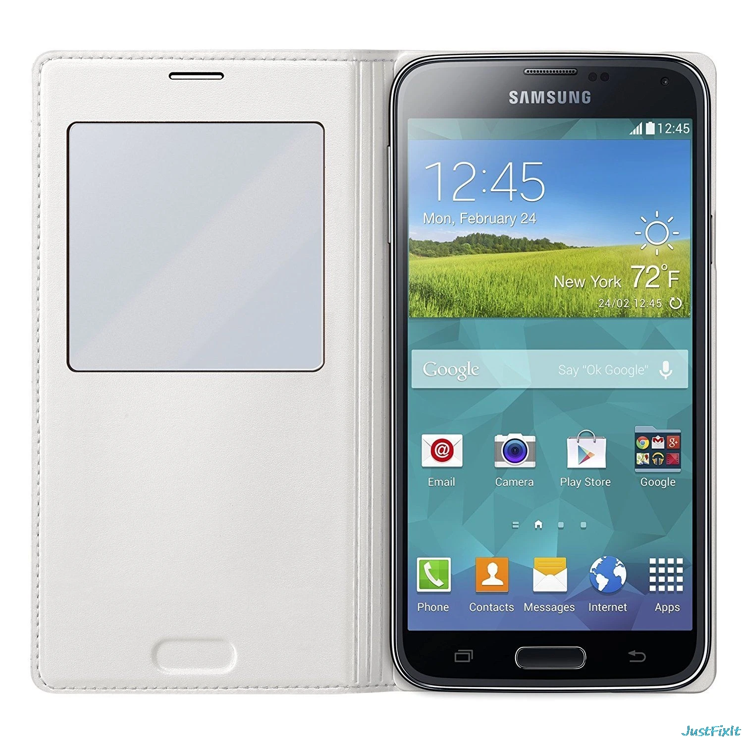 Чехол для samsung SM-G900 G900F Galaxy S5 S, чехол с функцией просмотра