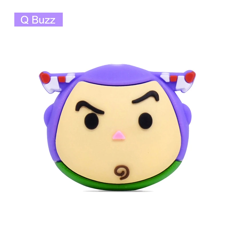 Q Buzz CHIPAL ЦУМ милый укус животное кабель протектор для iPhone USB органайзер для кабеля данных Chompers мультфильм провода Winder кукла модель держатель - Цвет: Q Buzz