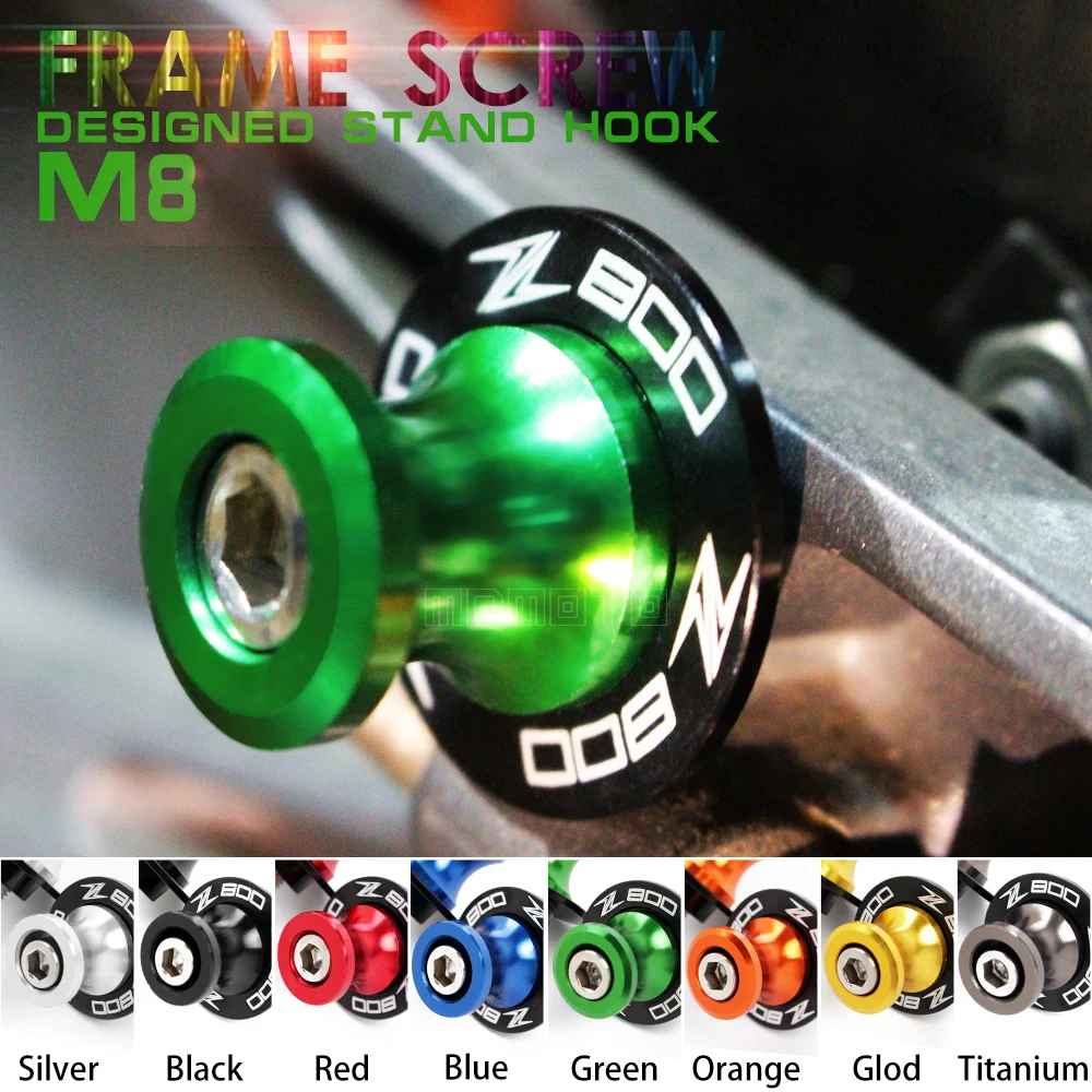 8 цветов мм аксессуары для мотоциклов слайдеры с ЧПУ винты Слайдеры Kawasaki Z800 2013 2014