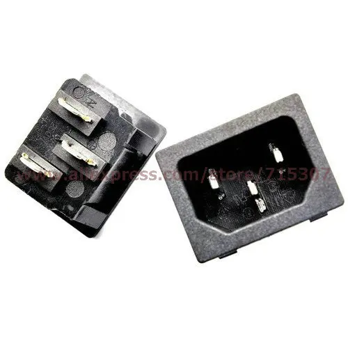 PHISCALE 5 шт. переменного тока высокой мощности разъем 3 шпильки 10A 250V AC 05|socket|socket power |