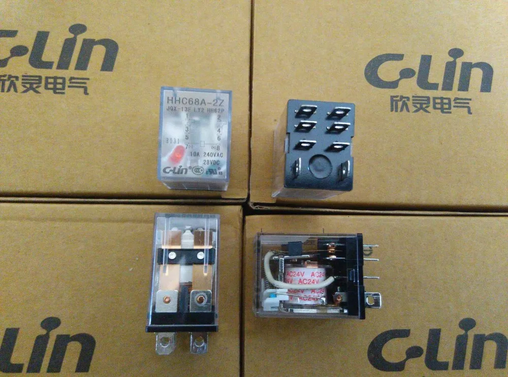 Brand new original authentic C-Lin HHC68A-2Z YJ2 YDR2PD JQX-13F/2Z LY2 HH62P Relay AC24V
Brand new original authentic C-Lin HHC68A-2Z YJ2 YDR2PD JQX-13F/2Z LY2 HH62P Relay AC24V
