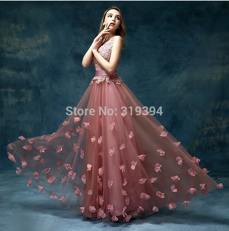 Женское длинное платье-макси с v-образным вырезом и цветочным принтом Новинка