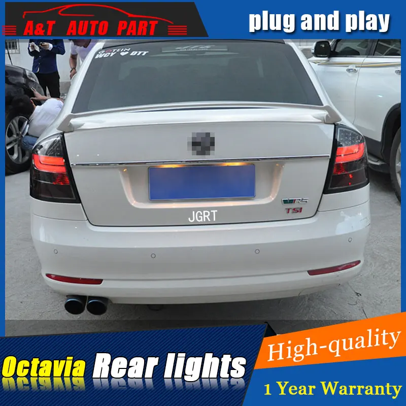 Автостайлинг аксессуары для Skoda octavia Задние фонари светодиодные задние 09 14 фары DRL