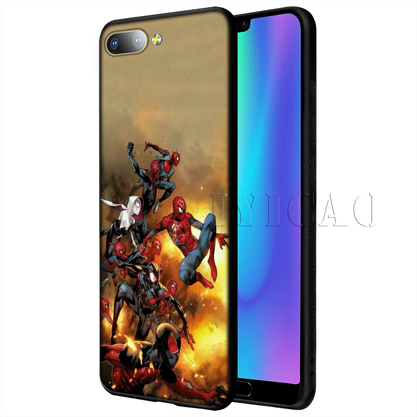 Мягкий чехол IYICAO для Huawei P20 Pro P10 P8 P9 P30 Lite Mini 2017 P Smart 2019 |