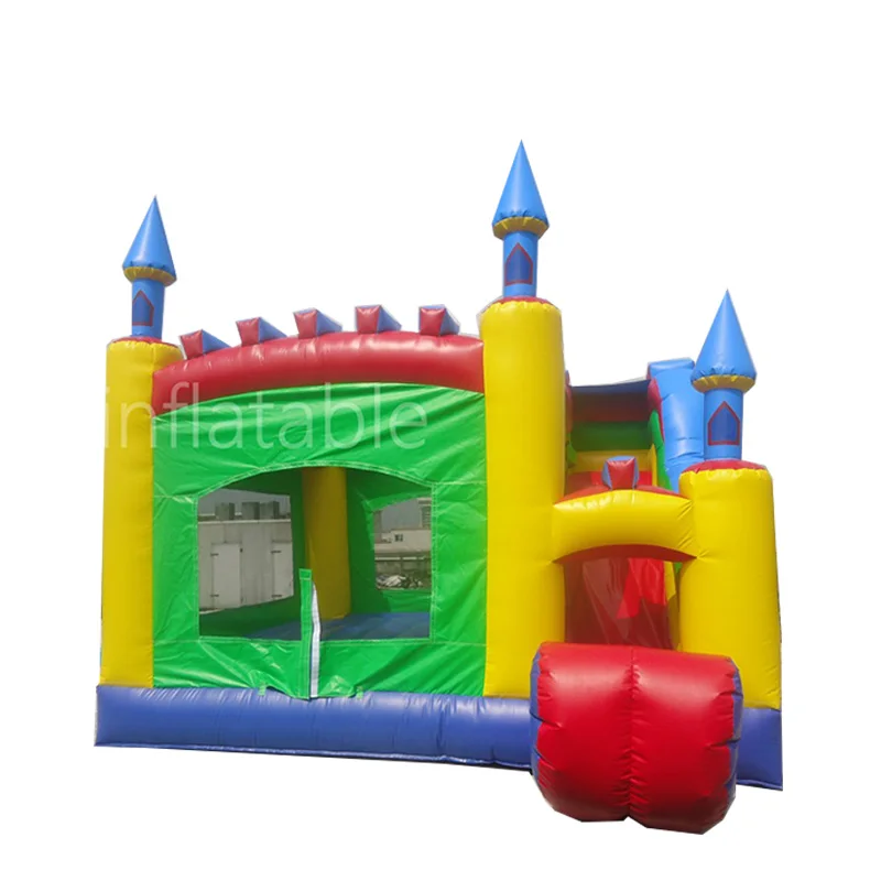 Indoor children toys jumping house inflatable bouncer castle with slide for sale | Спорт и развлечения