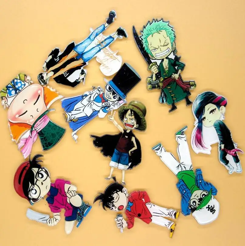 1 шт. японская мультяшная цельная акриловая брошь в виде Конана значок Детская