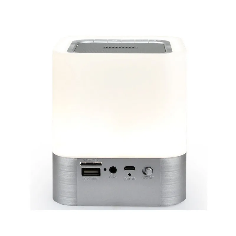 Интеллектуальная Лампа Беспроводная Связь Bluetooth Спикер СВЕТОДИОДНЫЕ Night Light