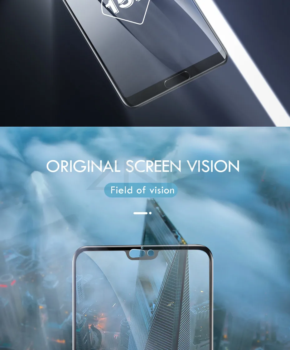 ZNP 15D Защитное стекло для huawei mate 20 10 Lite P20 Pro защита экрана закаленное стекло для huawei P20 Lite Pro пленка