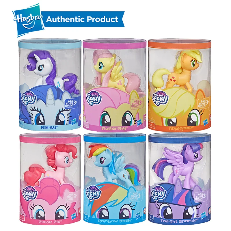 Hasbro My Little Pony игрушка радуга хвост сюрприз коллекция упаковка из 6 3 дюймовых