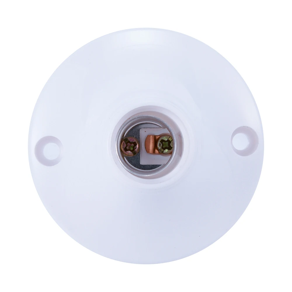 XCSOURCE 2 шт. E14 Круглый Пластиковая Основа Винт Лампа Гнездо Держатель Белый HS427 +|socket