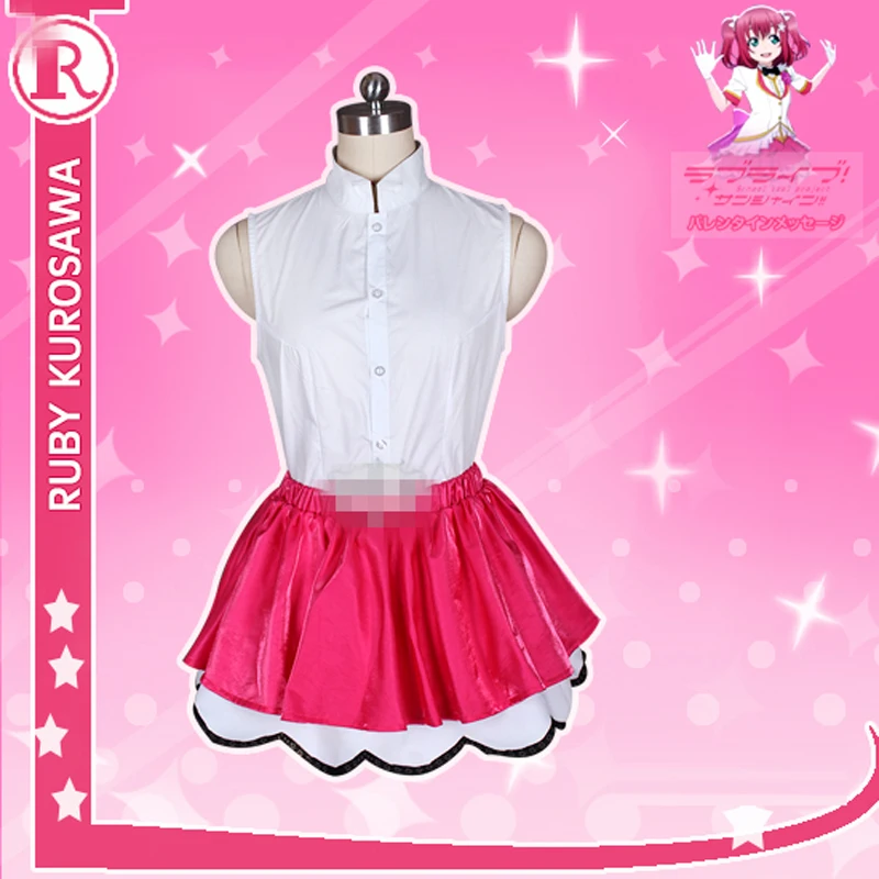 Custom size Love live sunshine Aqours 13 театральная версия Ruby Kurosawa маскарадный костюм Одежда для
