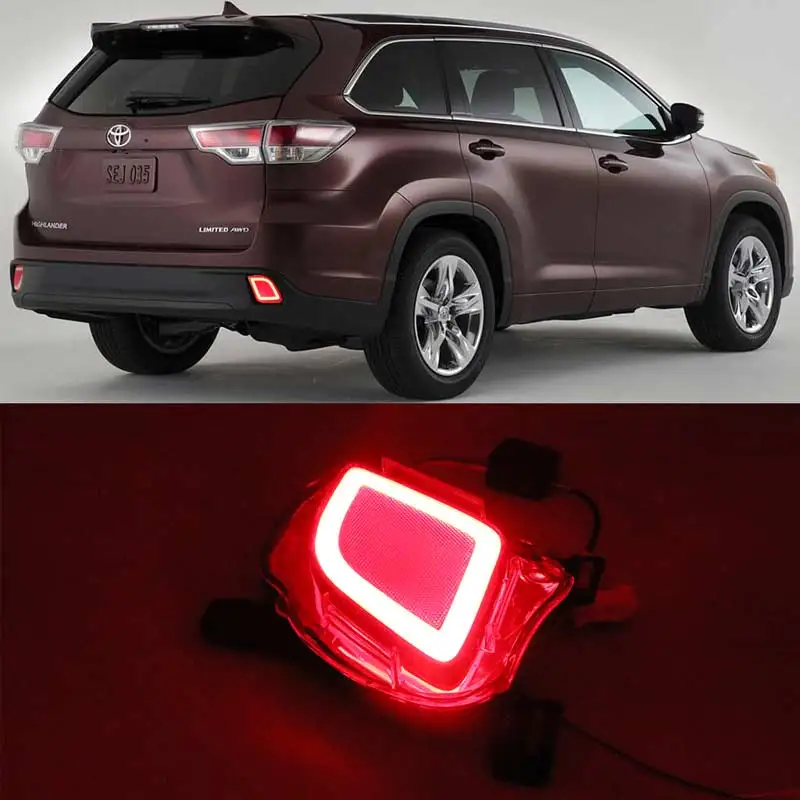 ROADOT задний бампер сигнал поворота Задний фонарь для Toyota Highlander 2015 2016 2017