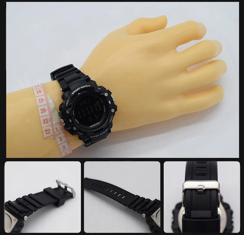 Водонепроницаемые наручные автоматические часы для мужчин digitais Бег мужские