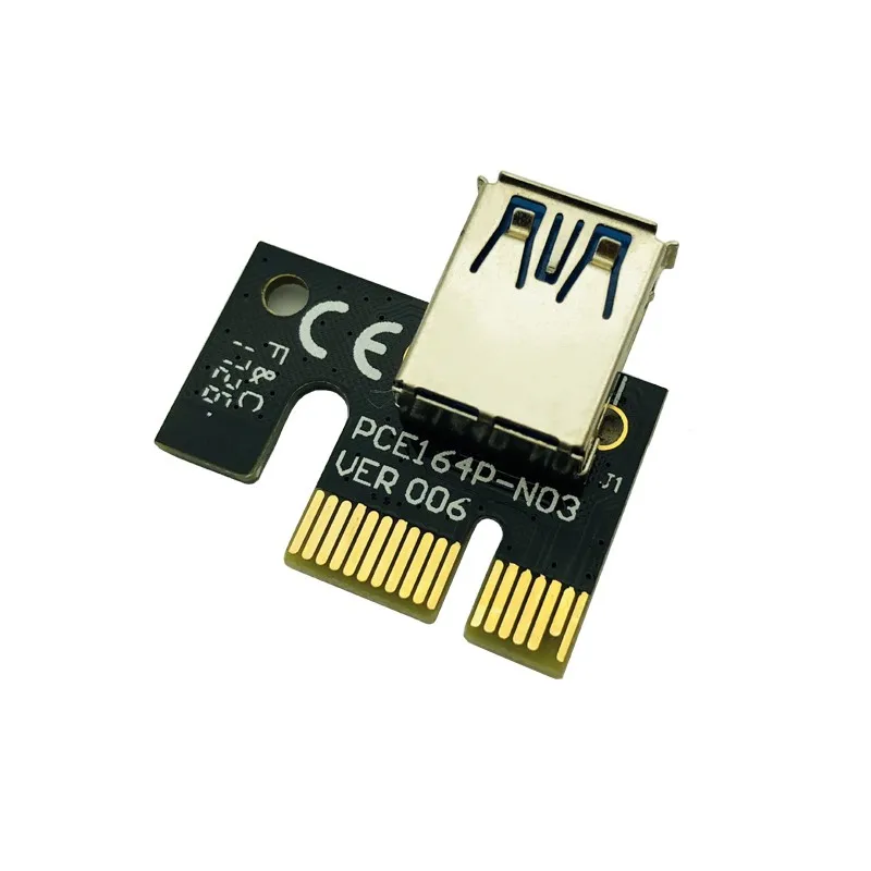 6 шт./лот VER009S PCI E 1x до 16x горнодобывающая машина расширитель PCIE адаптер для платы